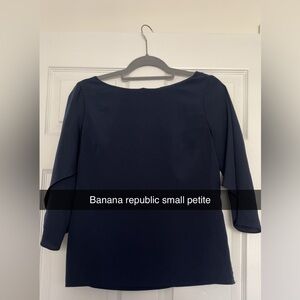 Banana Republic Dark Blue Blouse